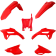 (image for) Five Piece Replica Kit - Red
