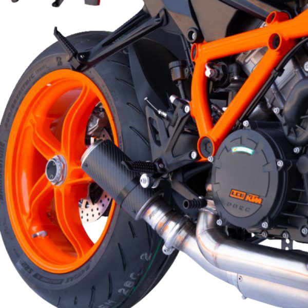 (image for) HOT BODIES MGP Slip-On - KTM 1290R Superduke 20-22 - Stinger/Carbon