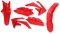 (image for) Acerbis Replacement Plastic Standard Kit - Red