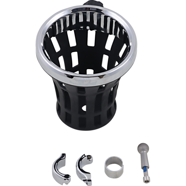 (image for) CIRO LLC Big Ass Drink Holder with 7/8" or 1" Mount, Chrome