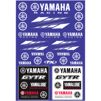 (image for) Yamaha Racing OEM Sticker Sheet
