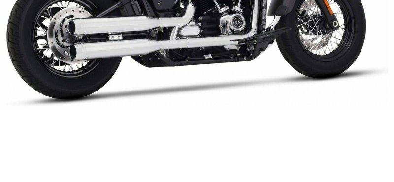 (image for) Rinehart Racing 3.5" Slip-On Mufflers, Chrome with Chrome End Caps