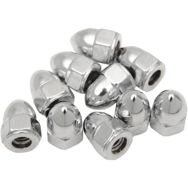 (image for) Drag Specialties Chrome Acorn Nut 10-24
