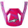 (image for) Alpinestars Youth S-M3 Falcon Visor - Purple/White/Pink