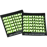 (image for) Renthal Clean Grip Covers - Black/Green/White