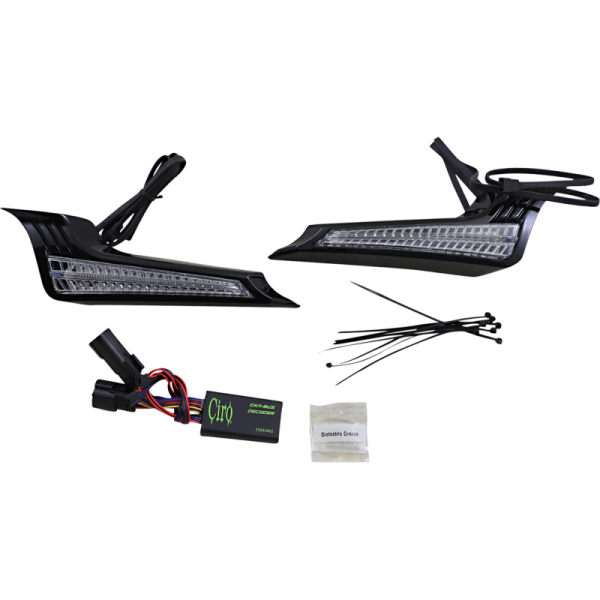 (image for) CIRO LLC Filler Panel Lights Black/Clear/Red-Amber