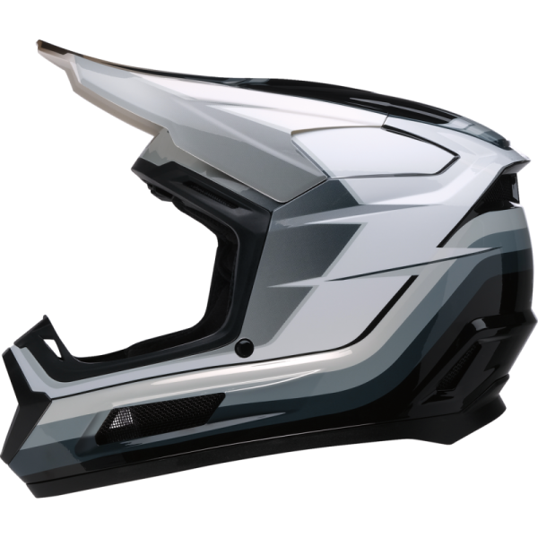 (image for) Z1R Dirt Maxx Youth Helmet - Vortex Black/White/Gray - Size L