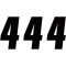(image for) Factory Numbers - 6" Black - No. 4
