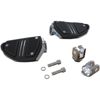 (image for) Twin Rail Footrests, Chrome, Driver Mounts