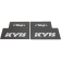 (image for) Factory Effex Full Wrap Carbon Fiber Fork Shields - KYB, White