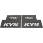 (image for) Factory Effex Full Wrap Carbon Fiber Fork Shields - KYB, White