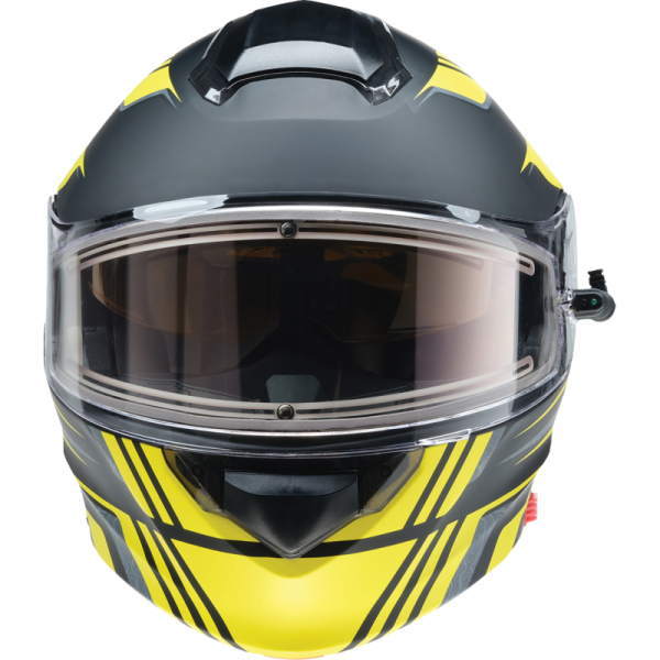 (image for) Z1R Solaris 2.0 First Tracks Helmet, Black/Hi-Viz, 2X