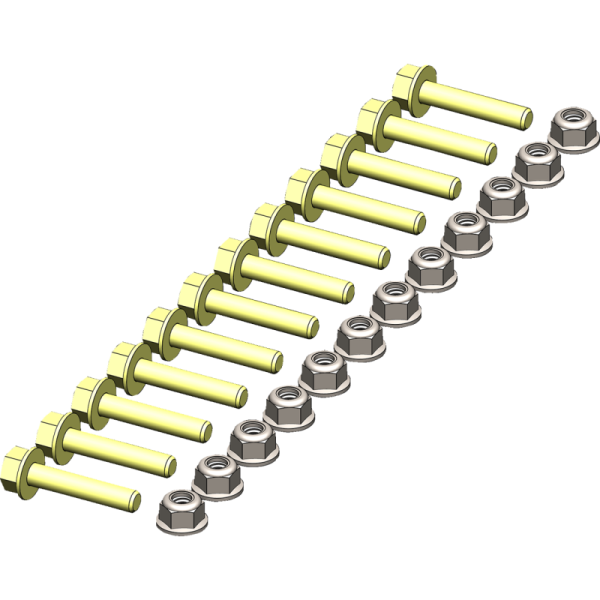 (image for) KFI PRODUCTS Hardware Kit for UHMW Wear Bars