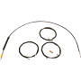 (image for) Black Vinyl/Stainless Braided Standard Kit