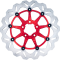 (image for) 12.5" Full-floating Rotor, Red Carrier