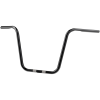 (image for) 14" Bobber Ape Hangers (Dimpled/Drilled) - Gloss Black