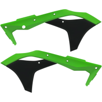 (image for) Acerbis Radiator Shrouds/Louvers - Green/black