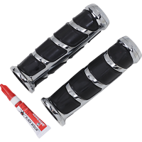 (image for) Kinetic Grips for Suzuki VL1400 Intruder 95-04 - Chrome
