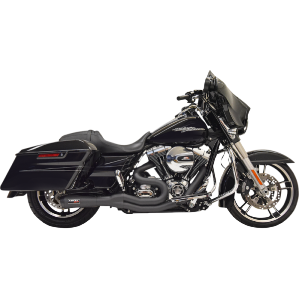 (image for) BASSANI XHAUST Road Rage II Mid-Length 2-into-1 Exhaust Black