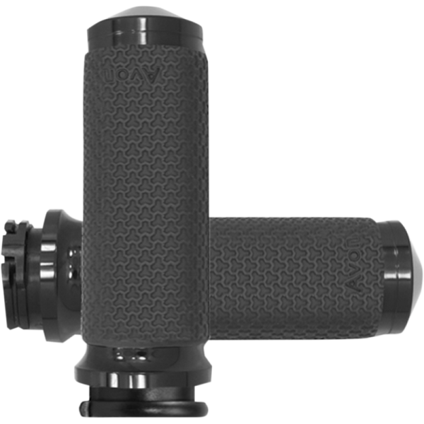 (image for) AVON GRIPS Memory Foam Grips Large Round Black Anodized