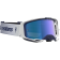 (image for) Alpinestars Vision 8 Goggles - Amber Navy/White (Mirror Blue Lens)