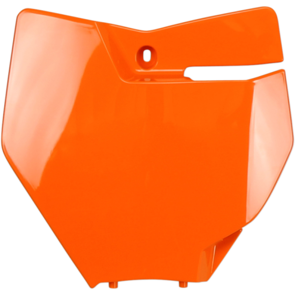 (image for) UFO Front Number Plate - KTM orange