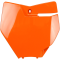 (image for) Front Number Plate - KTM orange