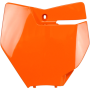 (image for) Front Number Plate - KTM orange