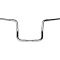 (image for) Chrome 1 1/4" Twin Round Handlebars, 12" End Rise