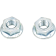 (image for) Hex-Head Smooth Flange Nuts - M6 x 1.0 10 mm