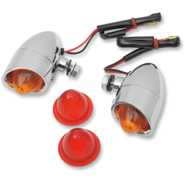 (image for) Drag Specialties Mini Retro Lights, Bolt Mount