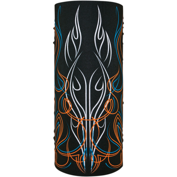 (image for) Zan Headgear Polyester Motley Tube - Pinstripe flame