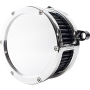 (image for) Feuling BA Air Cleaner Kit - Solid Outer Covers - Chrome finish w/ black filter