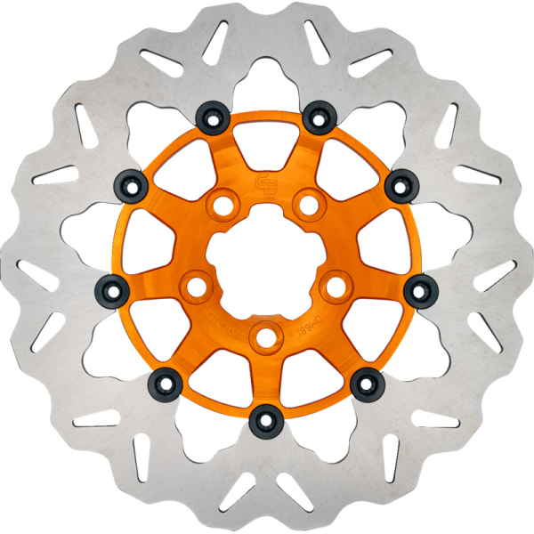 (image for) GBRAKES Full-floating Rear Rotor, Orange Center