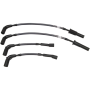 (image for) Braided Spark Plug Wires Black Pearl