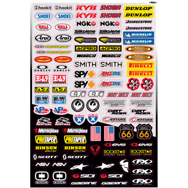(image for) FACTORY EFFEX Micro Sponsor Sticker Kit