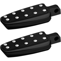 (image for) Male-Mount Footpegs Black w/ rivets