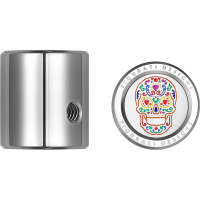 (image for) Heel-Toe Shifter Cover Mirror w/ Sugar Skull