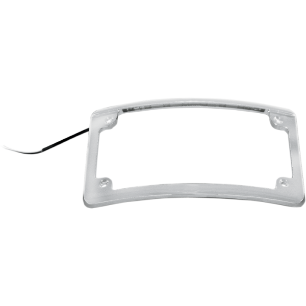 (image for) Custom Dynamics Radius LED License Plate Frame, Chrome