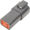 (image for) Black 4-Pin Receptacle