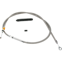 (image for) High-Efficiency Stainless Steel Clutch Cable for Softail/Dyna (63.75" +6"/Std)