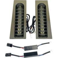(image for) ProBEAM Fillerz Saddlebag LED Lights - Chrome/Smoke