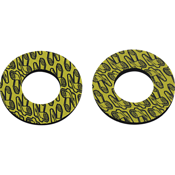(image for) Renthal Grip Donutz - Black on yellow