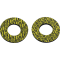 (image for) Renthal Grip Donutz - Black on yellow