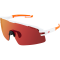 (image for) Flash Sunglasses - Matte white and orange/smoke black red Revo