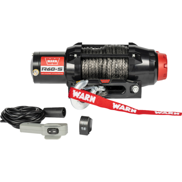 (image for) WARN R60-S winch w/ 50' x 1/4" synthetic rope