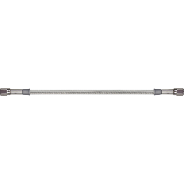 (image for) Goodridge Universal Brake Line, 14", Polished Stainless Steel Ebony