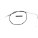 (image for) Black Vinyl Throttle Cable for FLSTSB