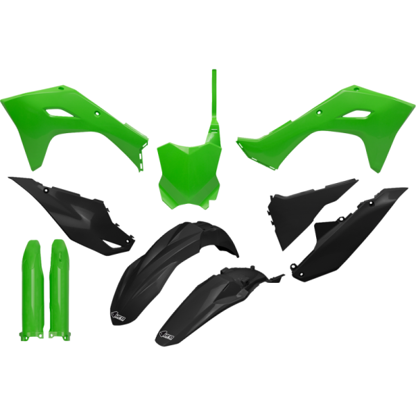 (image for) UFO Complete Body Kit - Black/green/black