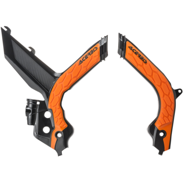 (image for) Acerbis X-Grip Frame Guard - KTM 150/250/300 XC-W, 350/500 EXC-F/XC-F 20-23 - Black/orange 16